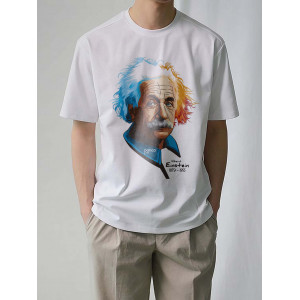 Tricou Albert Einstein (1879-1955).